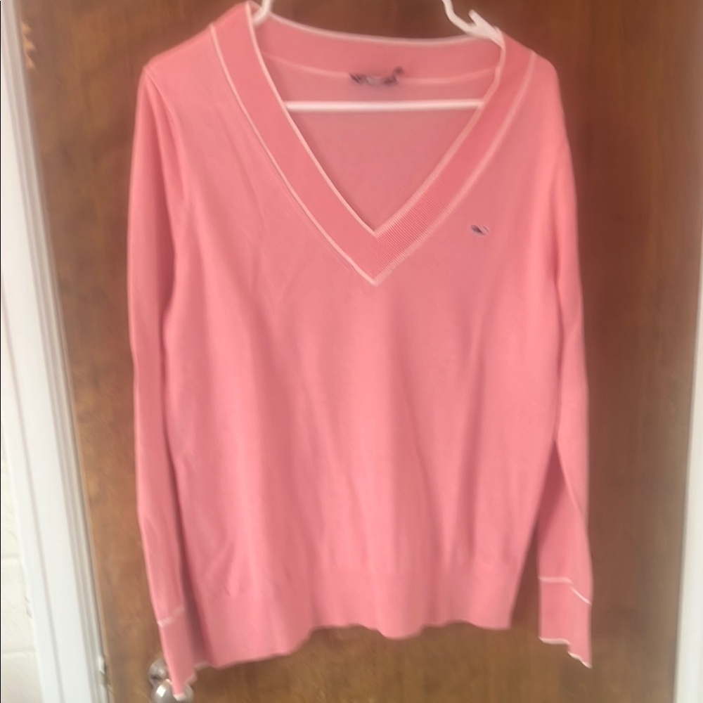 Vineyard Vines Cotton Cashmere Heritage V-Neck Sweater